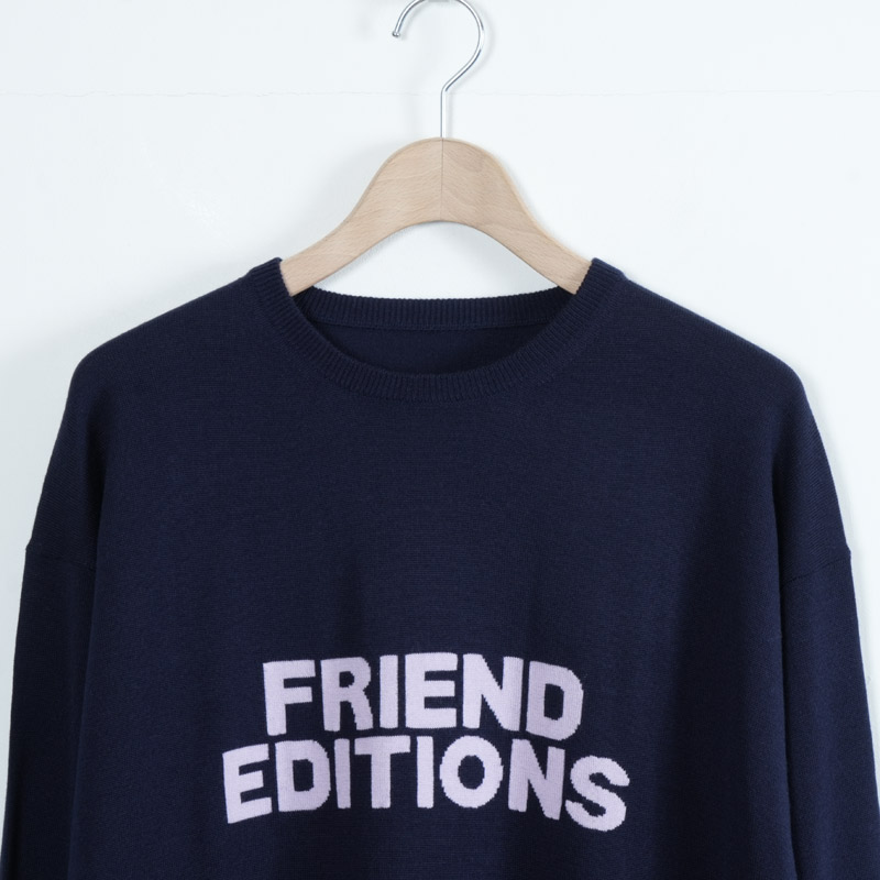 Fresh Service(�ե�å��奵���ӥ�) HIGH GAUGE INTARSIA KNIT FE MONOGRAM