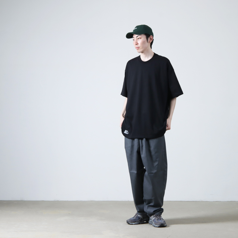 即日発送可能 S/S 2 PACK T-SHIRT (BLACK) Fresh Service (フレッシュサービス) 2-PACK CORPORATE S/S TEE / 2