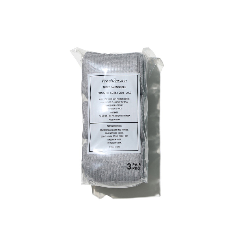Fresh Service(�ե�å��奵���ӥ�) ORIGINAL 3-PACK SOCKS