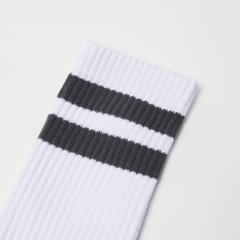 Fresh Service(�ե�å��奵���ӥ�) 2-PACK LINE CREW SOCKS