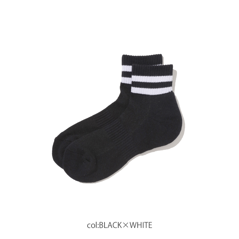 Fresh Service(�ե�å��奵���ӥ�) 2-PACK LINE SHORT SOCKS