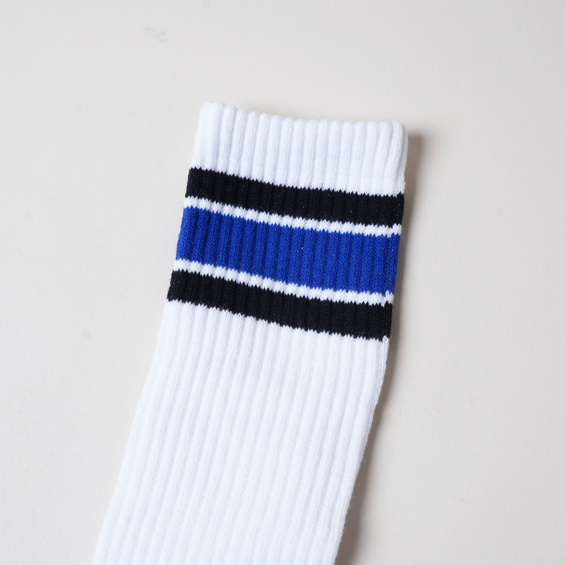Fresh Service(�ե�å��奵���ӥ�) 2-PACK MULTI STRIPE CREW SOCKS
