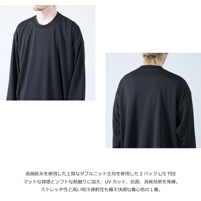 Fresh Service(�ե�å��奵���ӥ�) 2-PACK TECH SMOOTH L/S CREW NECK