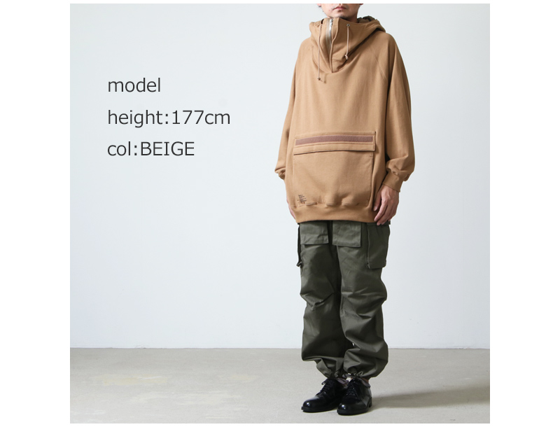 Fresh Service (フレッシュサービス) SWEAT ANORAK PARKA / スウェット 