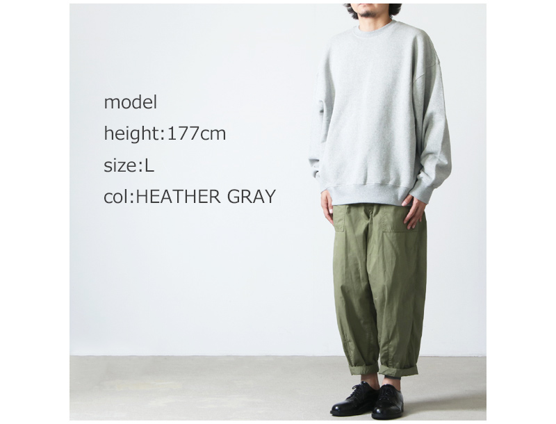 Fresh Service (フレッシュサービス) HEAVY OZ CREW NECK SWEAT