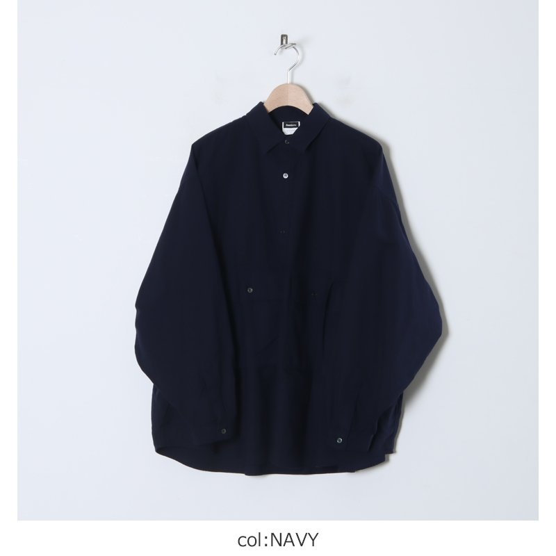 Fresh Service (フレッシュサービス) OXFORD FLAP POCKET L/S SHIRT