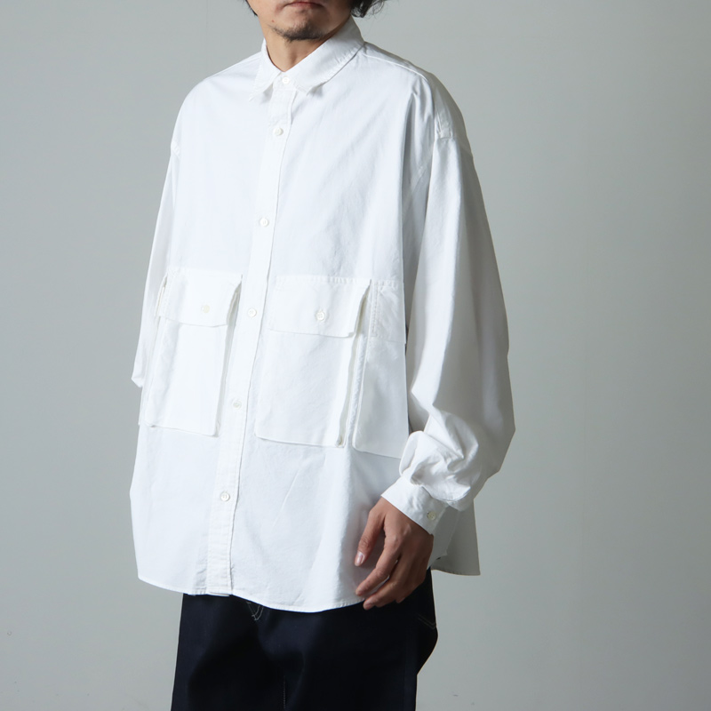 Fresh Service (フレッシュサービス) OXFORD FLAP POCKET L/S SHIRT ...