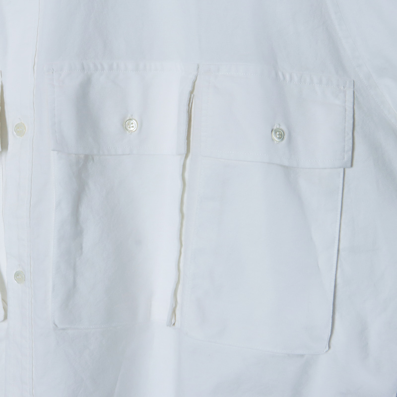 Fresh Service (フレッシュサービス) OXFORD FLAP POCKET L/S SHIRT