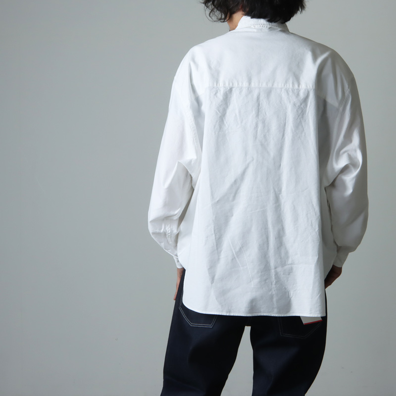 Fresh Service (フレッシュサービス) OXFORD FLAP POCKET L/S SHIRT