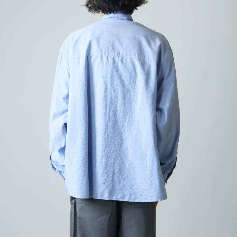 Fresh Service (フレッシュサービス) OXFORD FLAP POCKET L/S SHIRT