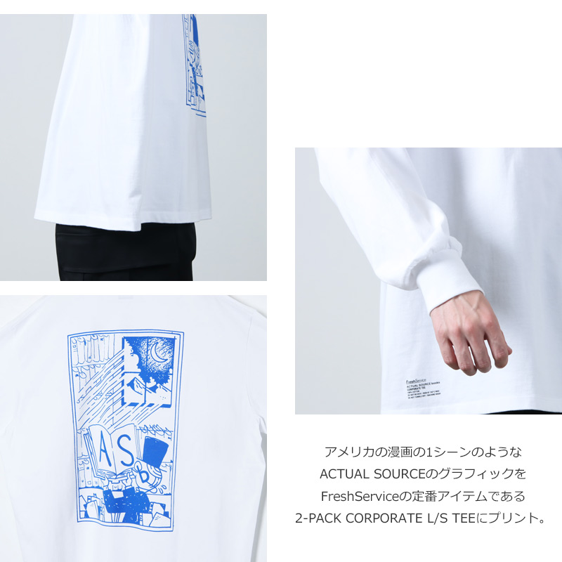 Fresh Service(եå奵ӥ) ASFS CORPORATE L/S TEE COMIC