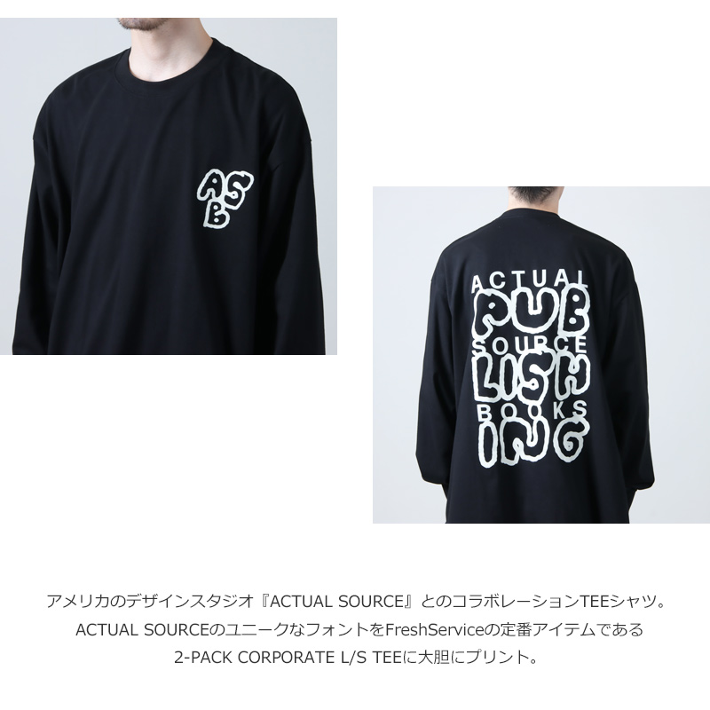 Fresh Service(եå奵ӥ) ASFS CORPORATE L/S TEE PUBLISHING