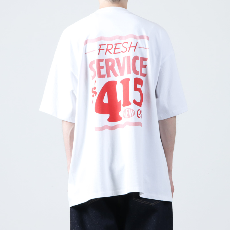 Fresh Service(եå奵ӥ) CORPORATE PRINTED S/S TEE SIGN PAINT