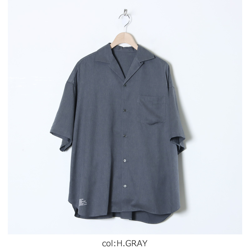 Fresh Service(եå奵ӥ) COOLFIBER OPEN COLLAR S/S SHIRT