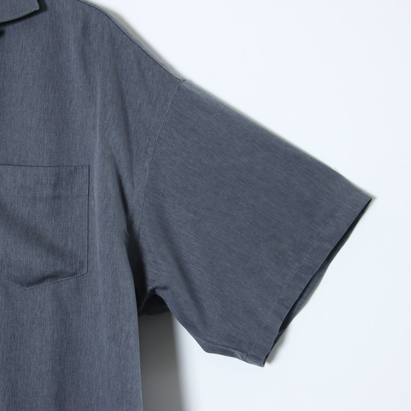 Fresh Service(եå奵ӥ) COOLFIBER OPEN COLLAR S/S SHIRT