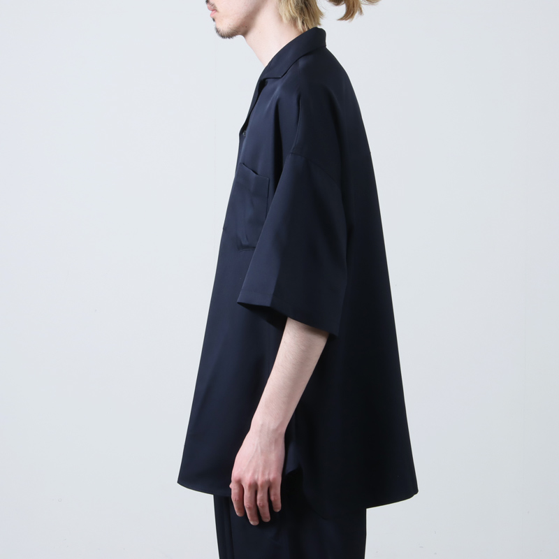 Fresh Service(եå奵ӥ) COOLFIBER OPEN COLLAR S/S SHIRT