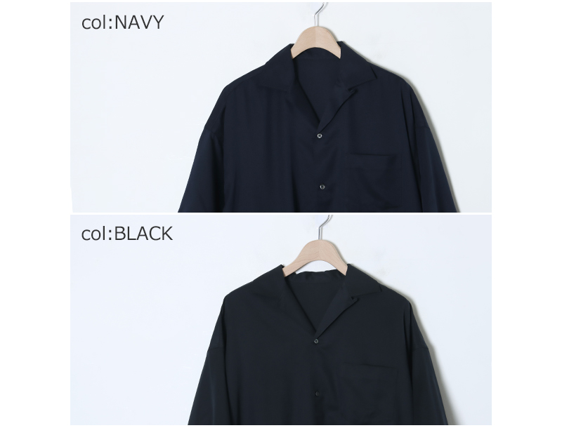 Fresh Service(եå奵ӥ) COOLFIBER OPEN COLLAR S/S SHIRT