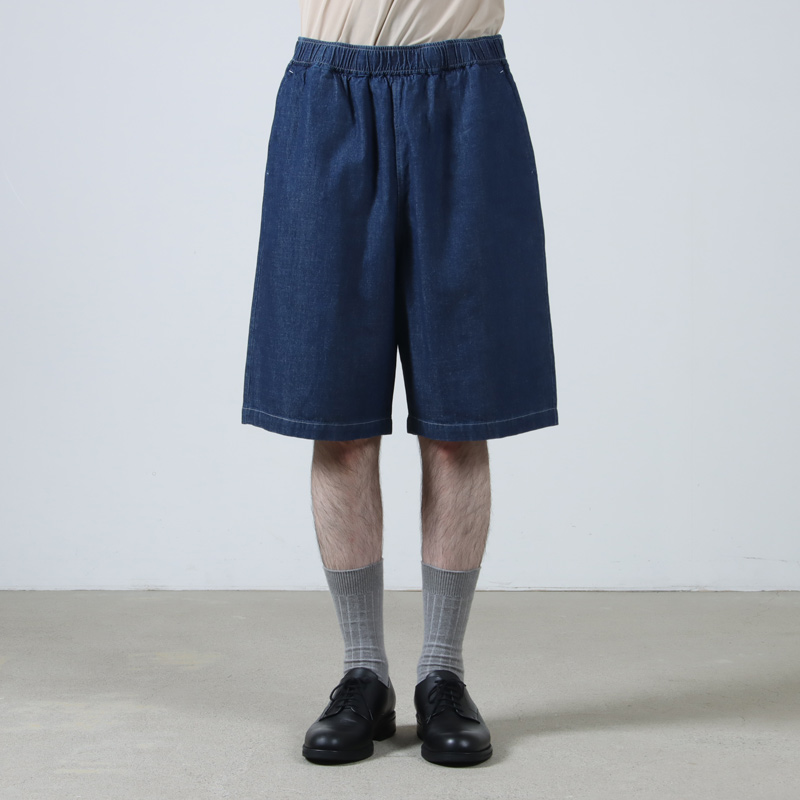 Fresh Service(եå奵ӥ) LIGHT DENIM EASY SHORTS