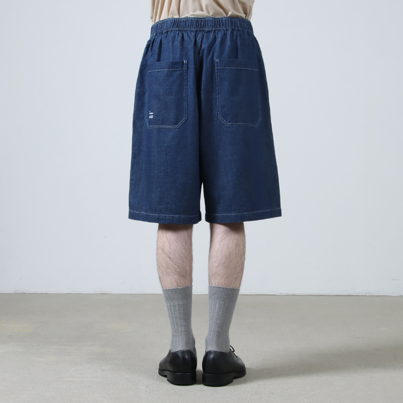 Fresh Service(եå奵ӥ) LIGHT DENIM EASY SHORTS