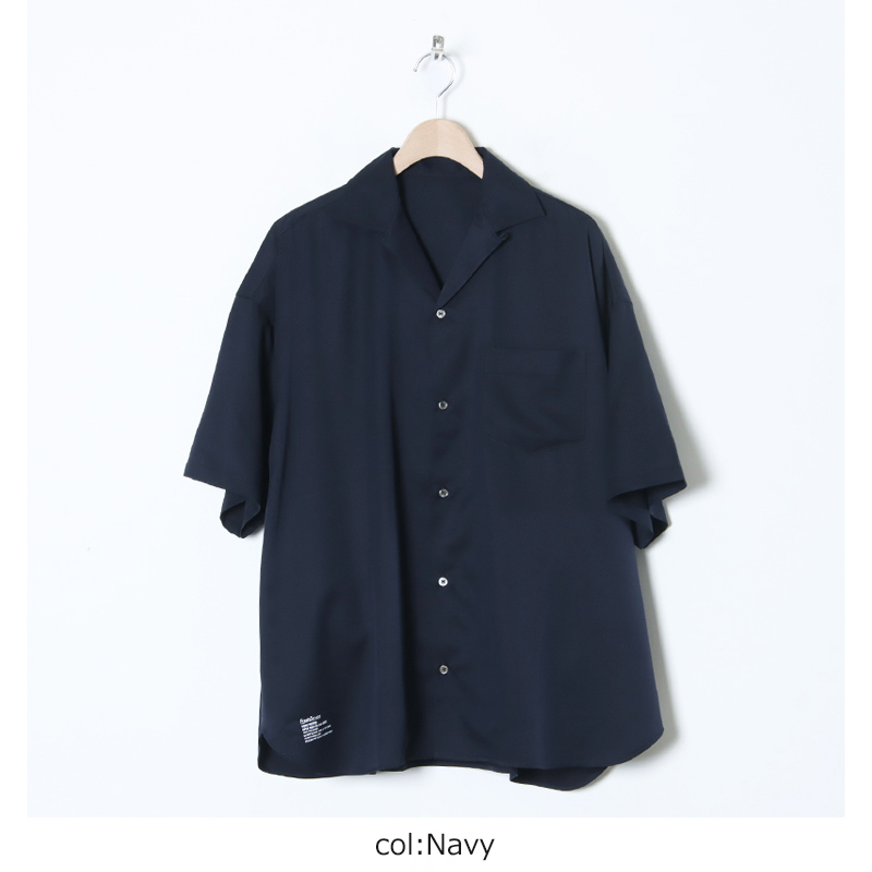 Fresh Service(եå奵ӥ) COOLFIBER OPEN COLLAR S/S SHIRT