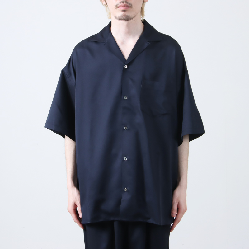 Fresh Service(եå奵ӥ) COOLFIBER OPEN COLLAR S/S SHIRT