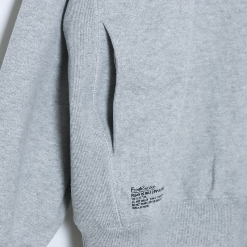 Fresh Service(フレッシュサービス) HEAVY OZ HALF ZIP PULLOVER