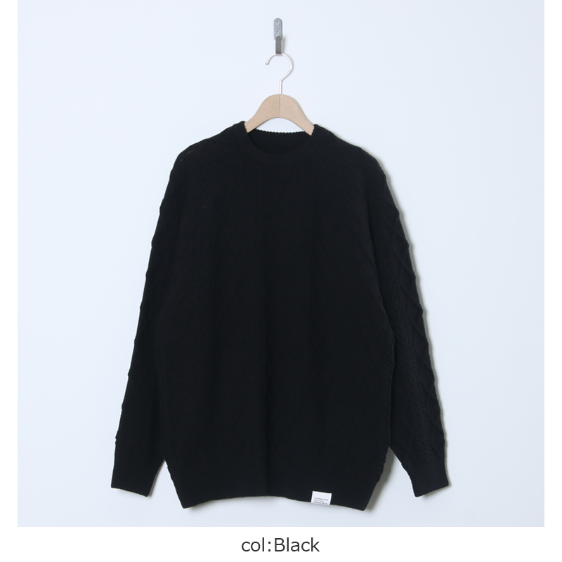 Fresh Service(フレッシュサービス) SHETLAND WOOL x SOLOTEX  TECH FISHERMAN SWEATER