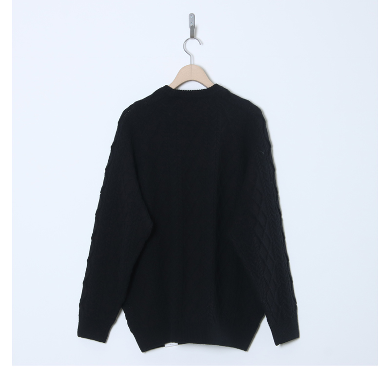 Fresh Service(フレッシュサービス) SHETLAND WOOL x SOLOTEX  TECH FISHERMAN SWEATER