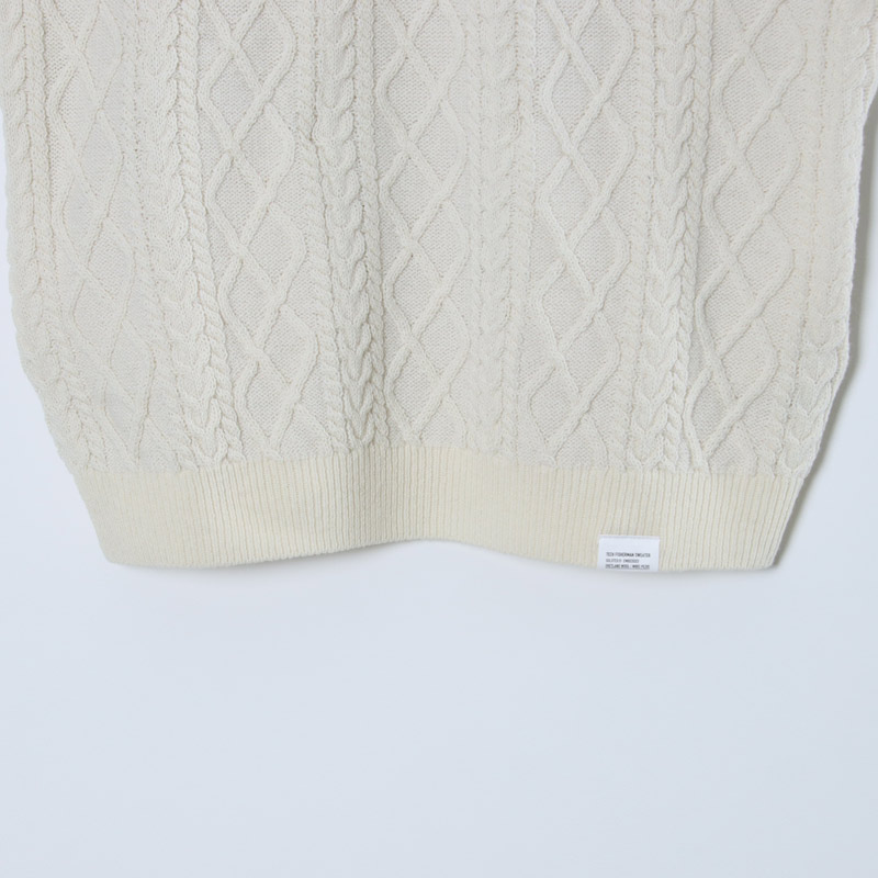 Fresh Service(フレッシュサービス) SHETLAND WOOL x SOLOTEX  TECH FISHERMAN SWEATER