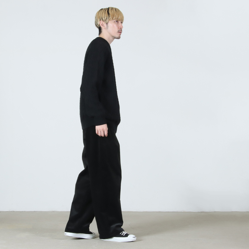 Fresh Service(フレッシュサービス) SHETLAND WOOL x SOLOTEX  TECH FISHERMAN SWEATER
