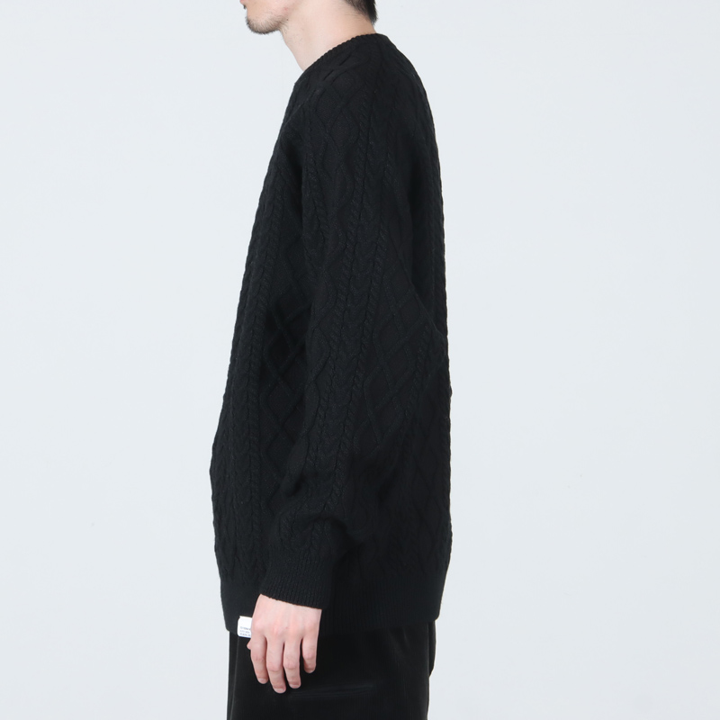 Fresh Service(フレッシュサービス) SHETLAND WOOL x SOLOTEX  TECH FISHERMAN SWEATER