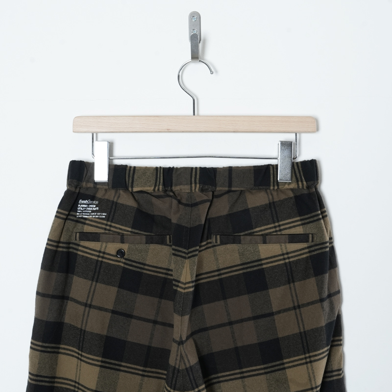 Fresh Service(եå奵ӥ) FLANNEL CHECK UTILITY OVER PANTS