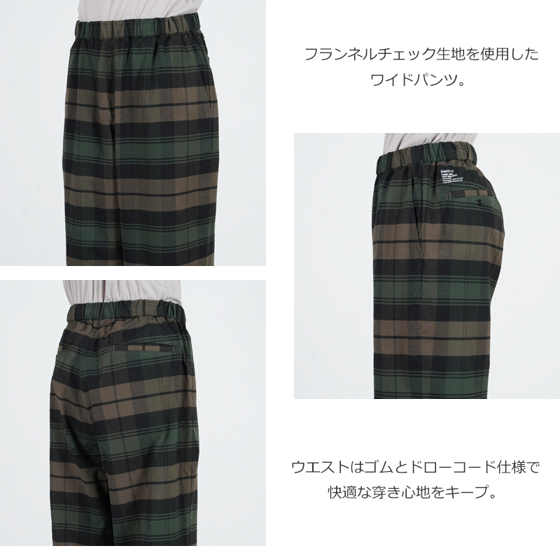 Fresh Service(եå奵ӥ) FLANNEL CHECK UTILITY OVER PANTS