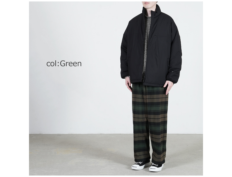 Fresh Service(եå奵ӥ) FLANNEL CHECK UTILITY OVER PANTS