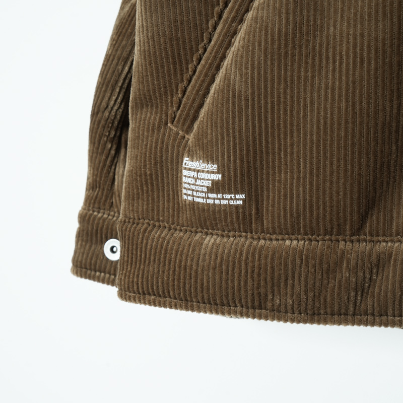 Fresh Service(եå奵ӥ) SHERPA CORDUROY RANCH JACKET