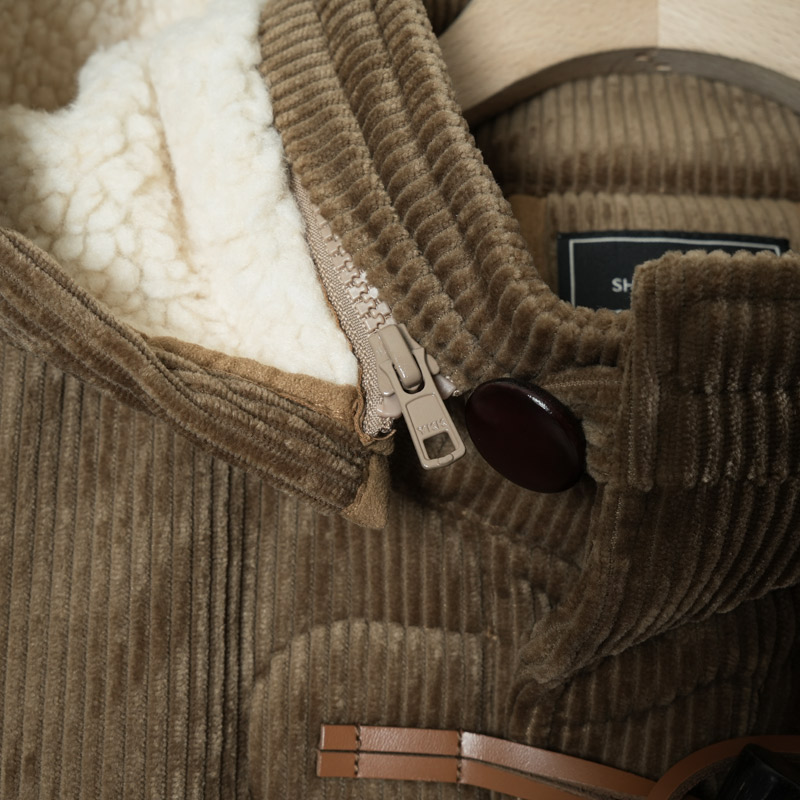 Fresh Service(եå奵ӥ) SHERPA CORDUROY DUFFLE COAT