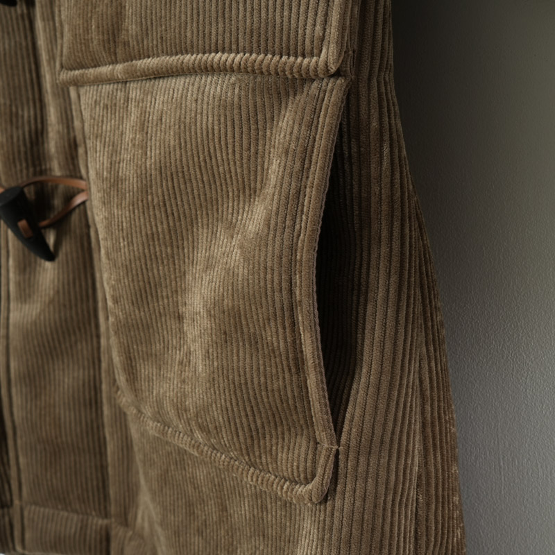 Fresh Service(եå奵ӥ) SHERPA CORDUROY DUFFLE COAT