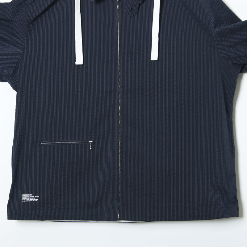 Fresh Service(�ե�å��奵���ӥ�) SEERSUCKER MARINE JACKET