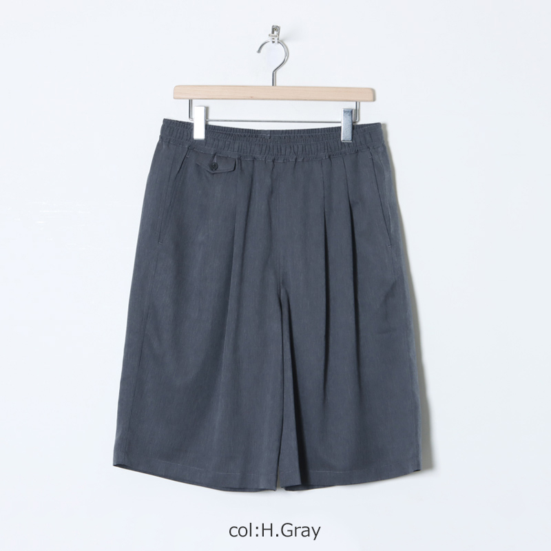 Fresh Service (フレッシュサービス) COOLFIBER TWO TUCK EASY SHORTS
