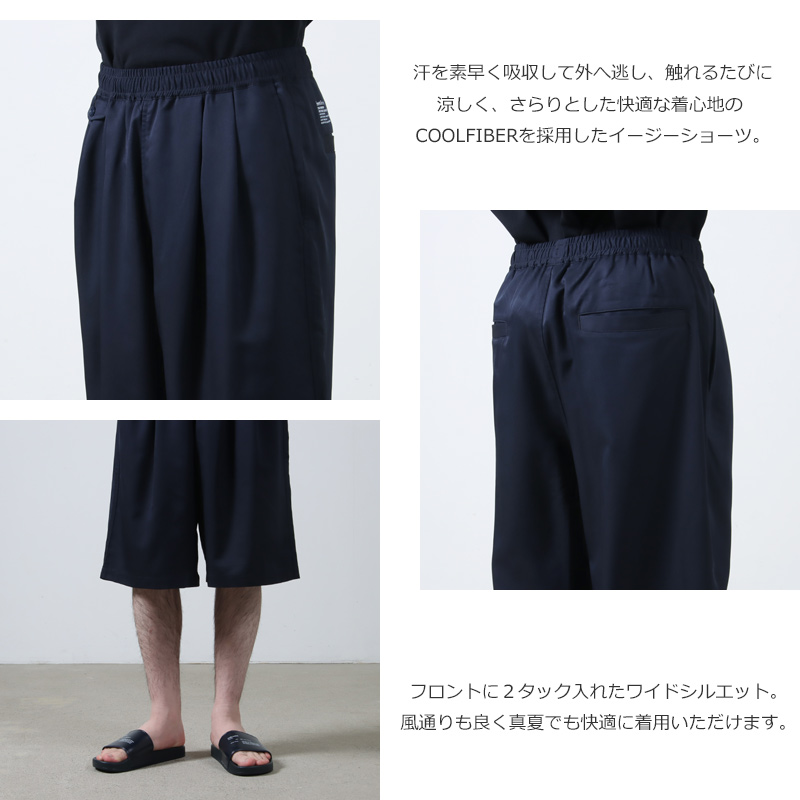 Fresh Service(�ե�å��奵���ӥ�) COOLFIBER TWO TUCK EASY SHORTS