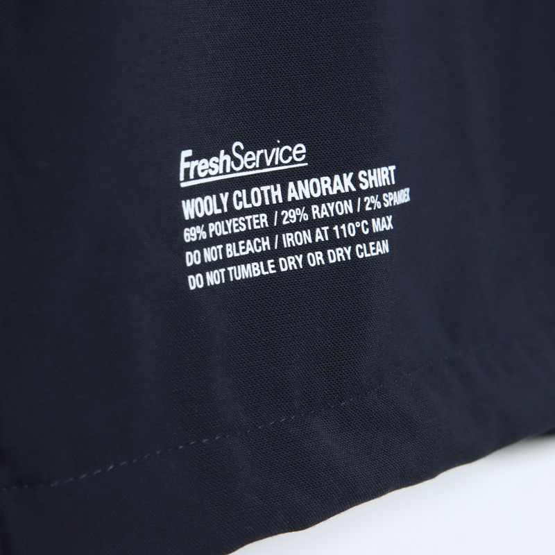 Fresh Service(�ե�å��奵���ӥ�) WOOLY CLOTH ANORAK SHIRT