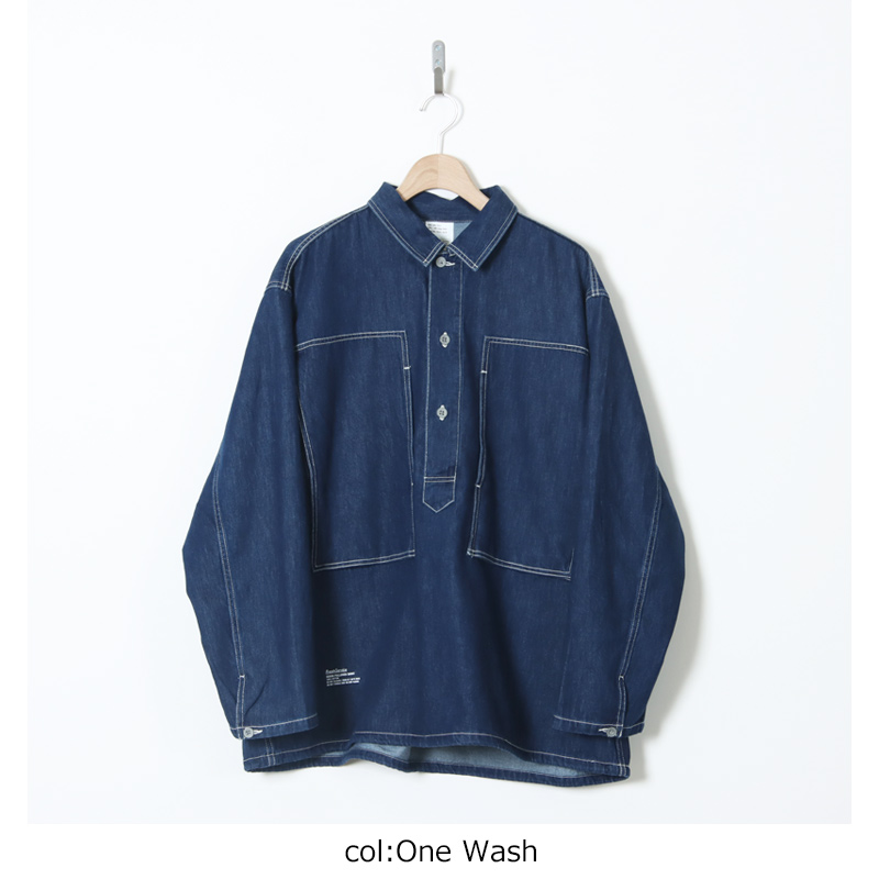 Fresh Service(�ե�å��奵���ӥ�) DENIM PULLOVER SHIRT