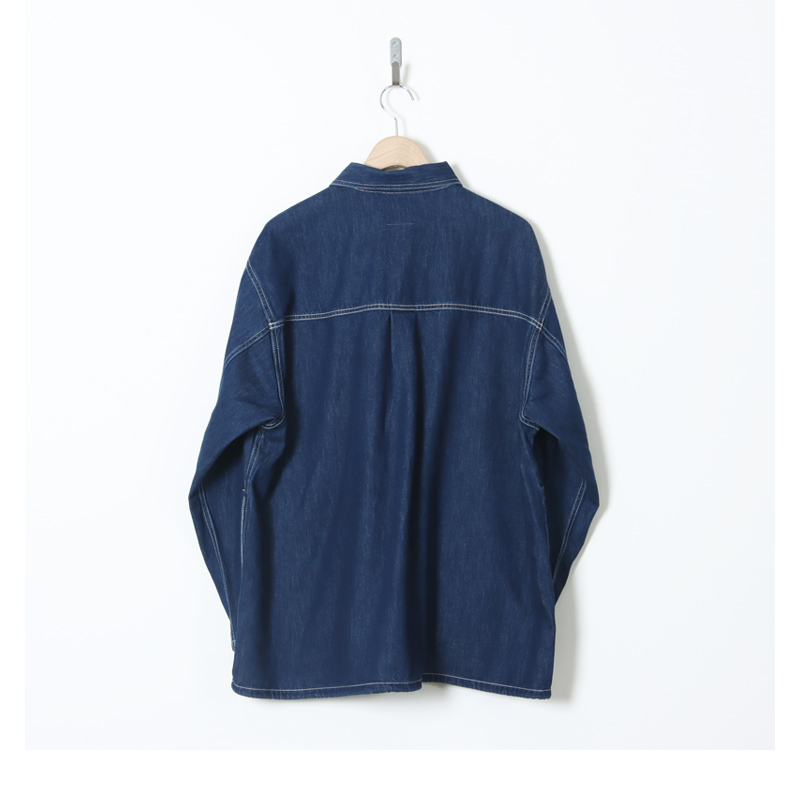 Fresh Service(�ե�å��奵���ӥ�) DENIM PULLOVER SHIRT