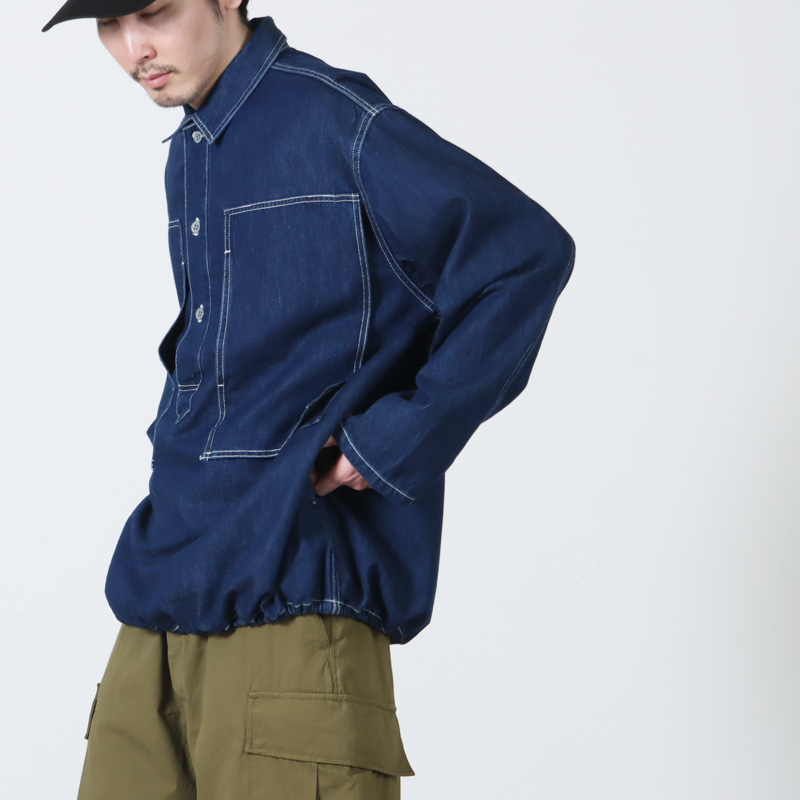 Fresh Service(�ե�å��奵���ӥ�) DENIM PULLOVER SHIRT