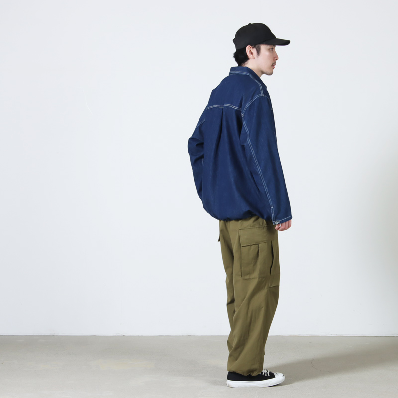 Fresh Service(�ե�å��奵���ӥ�) DENIM PULLOVER SHIRT