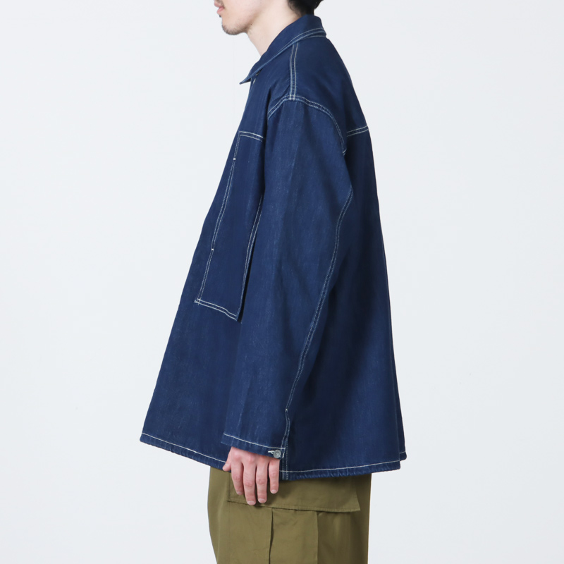 Fresh Service(�ե�å��奵���ӥ�) DENIM PULLOVER SHIRT