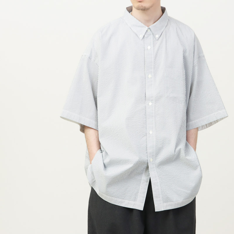 Fresh Service(�ե�å��奵���ӥ�) SEERSUCKER S/S B.D SHIRT