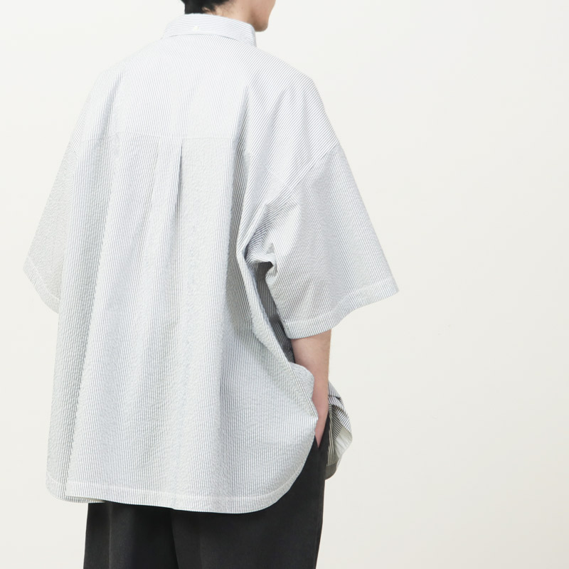 Fresh Service(�ե�å��奵���ӥ�) SEERSUCKER S/S B.D SHIRT