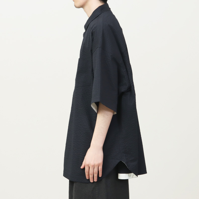 Fresh Service(�ե�å��奵���ӥ�) SEERSUCKER S/S B.D SHIRT