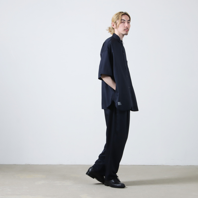 Fresh Service(�ե�å��奵���ӥ�) COOLFIBER OPEN COLLAR S/S SHIRT